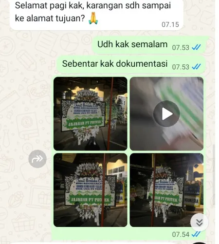 Pengiriman Papan Bunga Selamat Utan Kayu Selatan