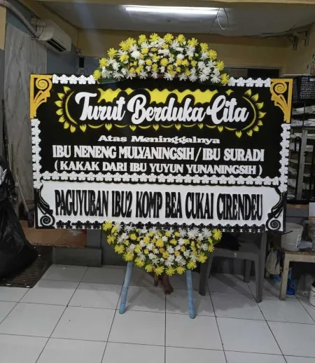 Papan Bunga Duka Utan Kayu Selatan