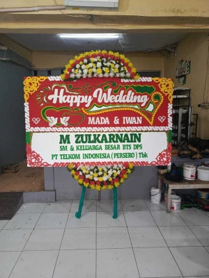 Papan Bunga di Utan Kayu Selatan