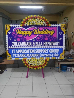 Papan Bunga di Utan Kayu Selatan